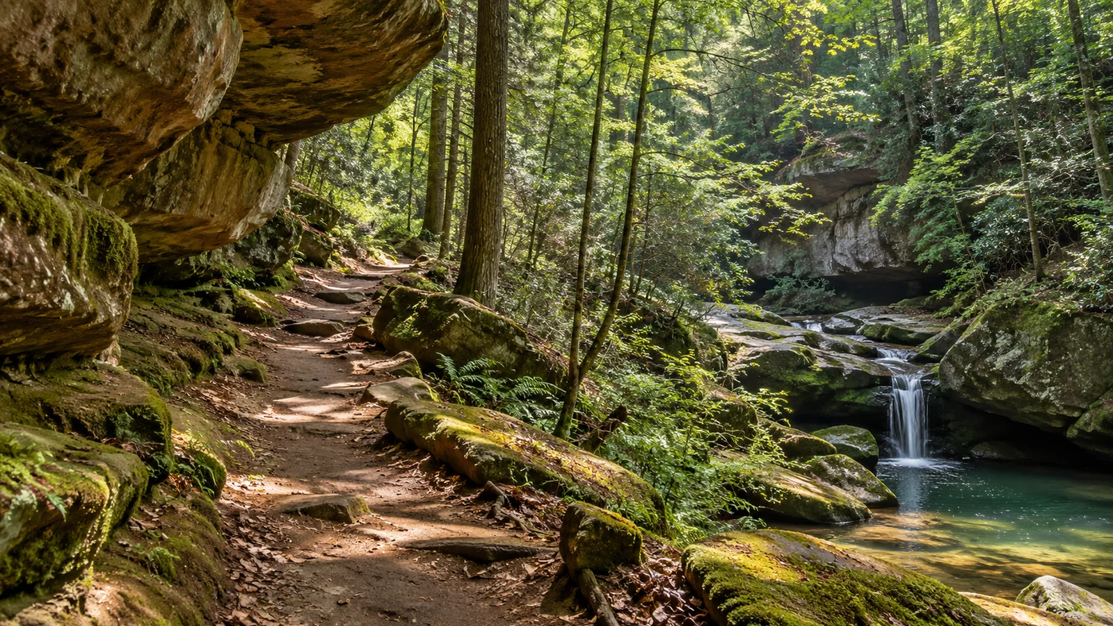 Five Quiet Trail Windows Inside the Main Hocking Hills Park Areas